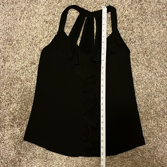 Maurices Black Ruffle Halter Tank Top size small - Picture 8 of 10
